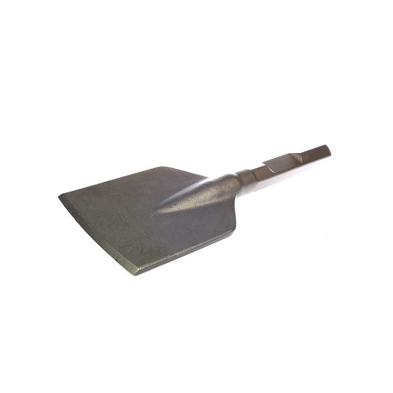 BURIN PLAT PELLE HEXA 28MM 125 MM X400 MM