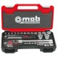 BOX MEDIUM 1/4+1/2 6 P. CLIQUET ROND 33 PCS MOB