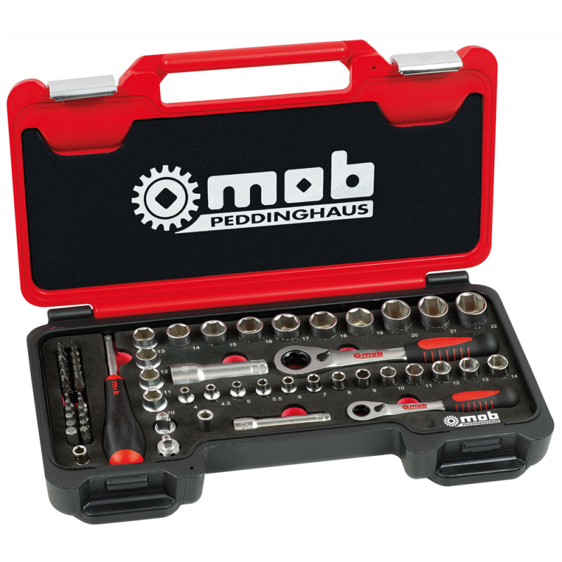 COFFRET DE DOUILLES TRAVERSANTES 59 PIÈCES MIXTE