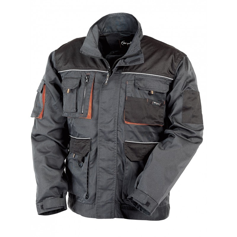 VESTE DE TRAVAIL. POLYESTER/COTON (65/35). 245 G/M2 SINGER XXL