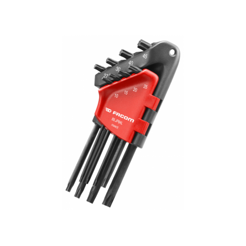 JEU DE 8 CLES MALES COUDEES TORX DE T10 A T45 EN ETUI FACOM 89.JP8AL