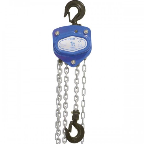 PALAN MANUEL A CHAINE TRALIFT 1.5 T AVEC 5 METRES DE CHAINE 3043961