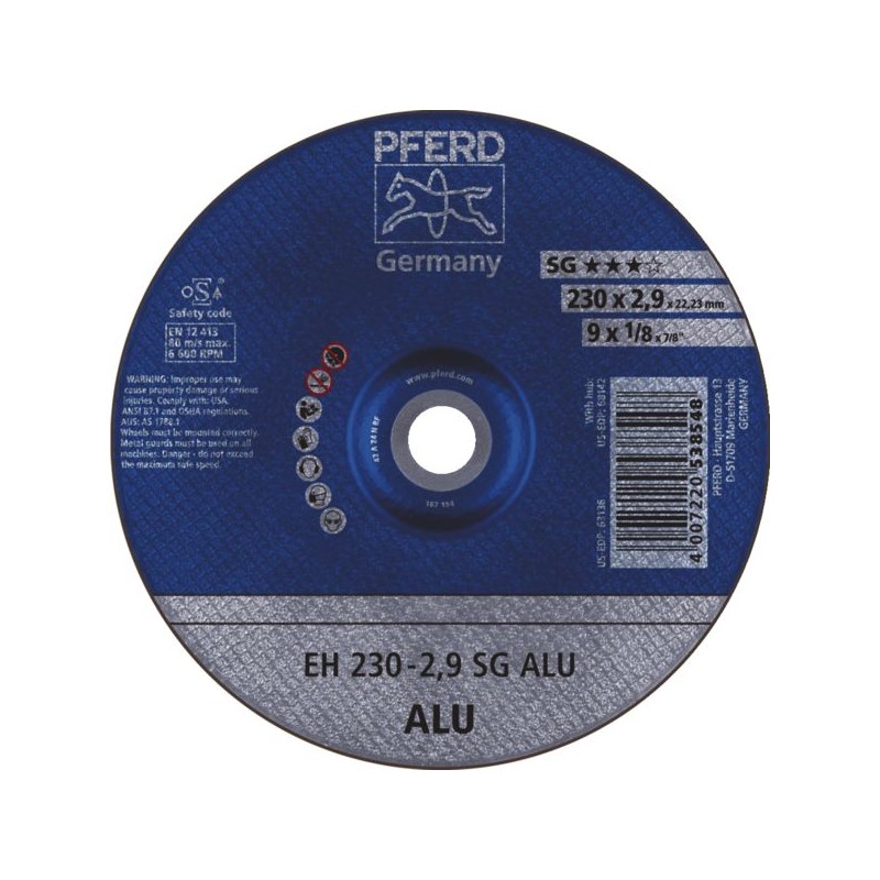 DISQUE A TRONCONNER L'ALU SG DIAM. 125 X 1.6 X 22.23