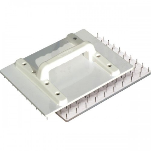 TALOCHE A POINTES A POIGNEE BOIS POUR ENDUITS - 34 X 26