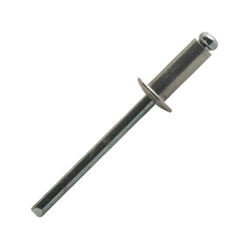 RIVET ALU/ACIER TETE PLATE DIAM. 4.8 X 20 MM - SBOX DE 250