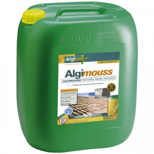TRAITEMENT ANTIMOUSSE ALGIMOUSS DEMOUSSANT - BIDON DE 30 L