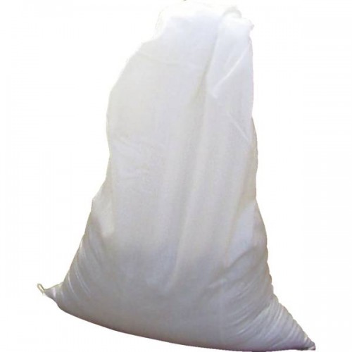 SAC A GRAVATS BLANCS POLYPROPYLENE TISSE 70 GRS/M² - 550 X 950 MM