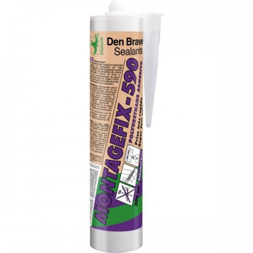 MASTIC COLLE POLYURETHANE MONTAGEFIX 590 CARTOUCHE 300 ML BEIGE