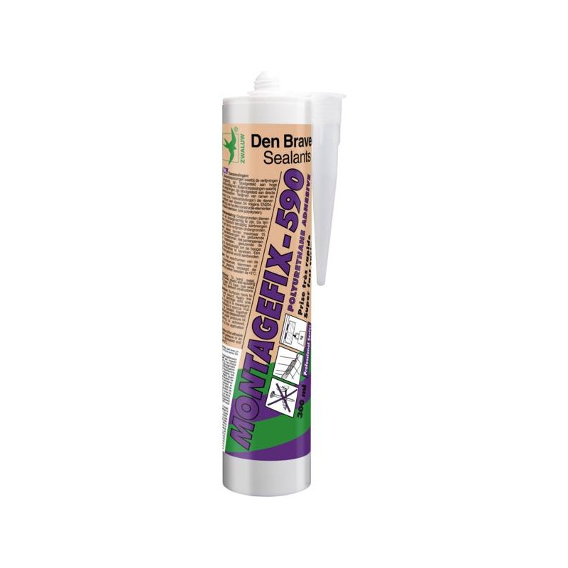 MASTIC COLLE POLYURETHANE MONTAGEFIX 590 CARTOUCHE 300 ML BEIGE