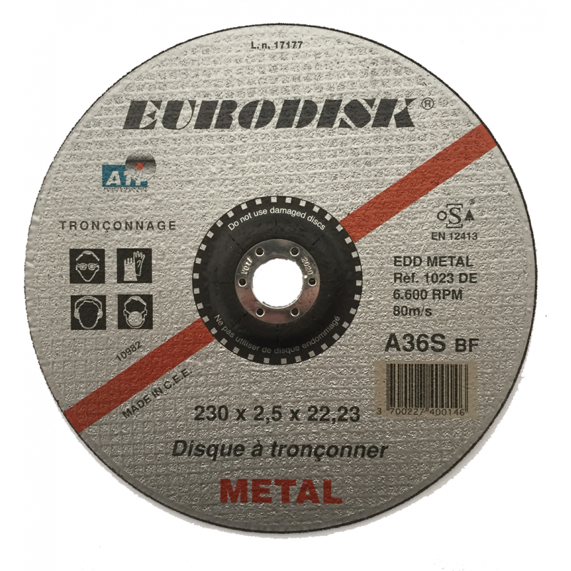 DISQUES A TRONCONNER AC 230 X 2.5 X 22 HQ