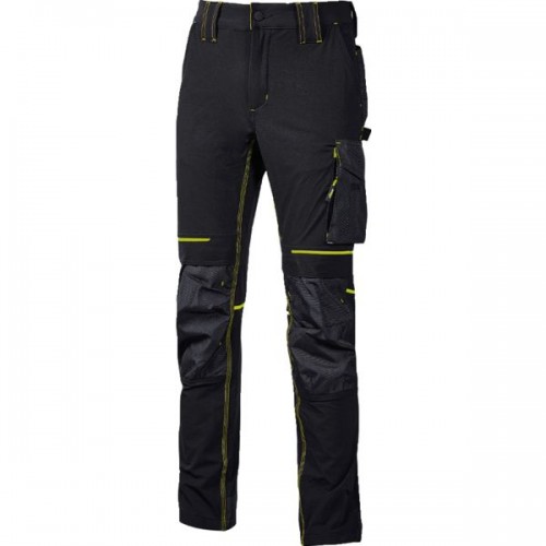PANTALON ATOM - NOIR/JAUNE - T.M