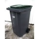 CONTENEUR POUBELLE ROULANT 240 L VERT