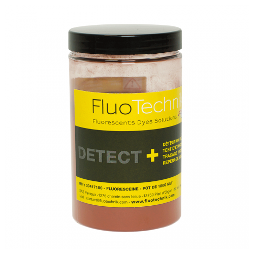 COLORANT DE TRACAGE ET DETECTION DE FUITE POUDRE JAUNE FLUORESCEINE 180 gr