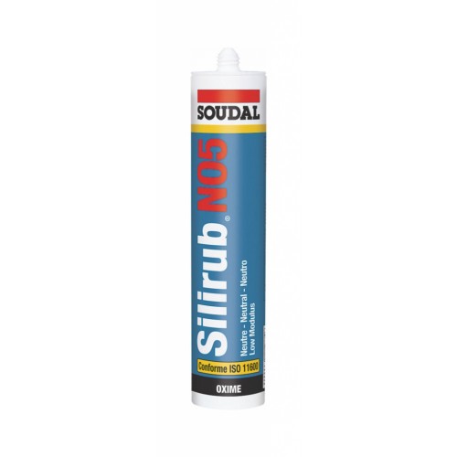 MASTIC SILICONE BATIMENT BLANC OXIME 300ML SOUDAL
