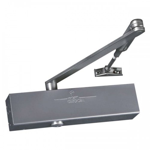 FERME PORTE GR300 +BRAS STD ARGENT N 2/6 NORME EN1154 - 300111EN