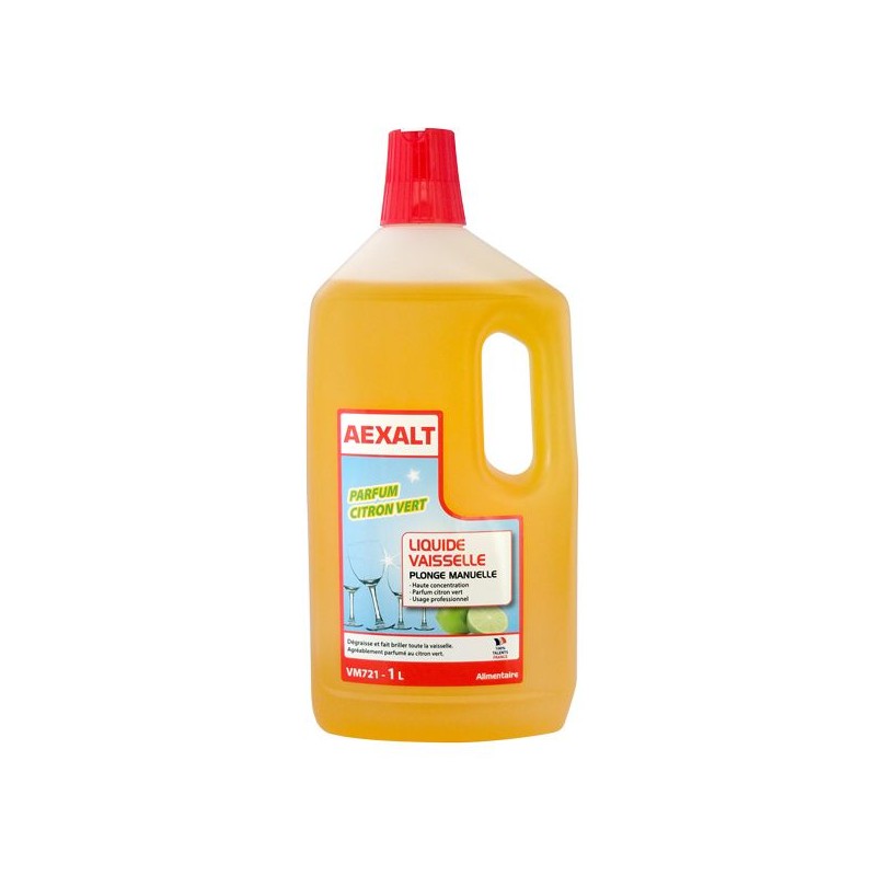 LIQUIDE VAISSELLE VM721 CITRON VERT BIDON 1L AEXALT VM721