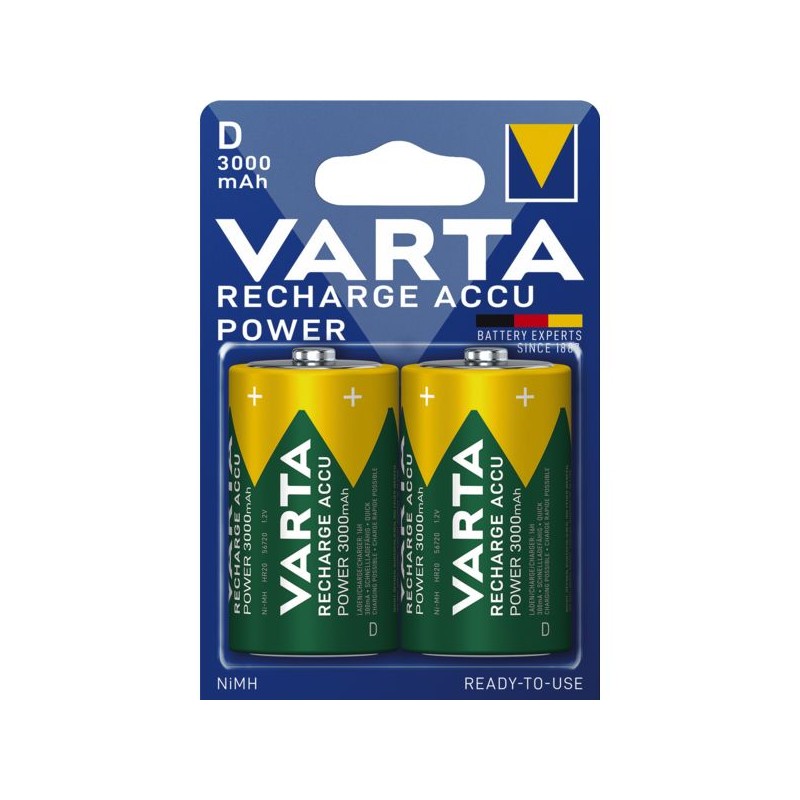 PILE RECHARGEABLE VARTA 4 ACCUS AA 2500 MAH