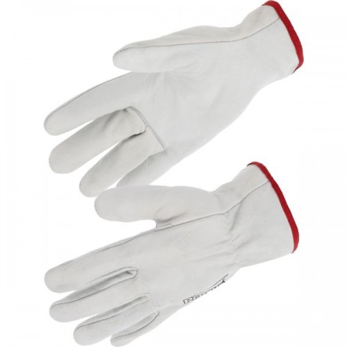 GANT CUIR DE BOVIN TOUT FLEUR SERRAGE ELASTIQUE TAILLE 10 11691-10