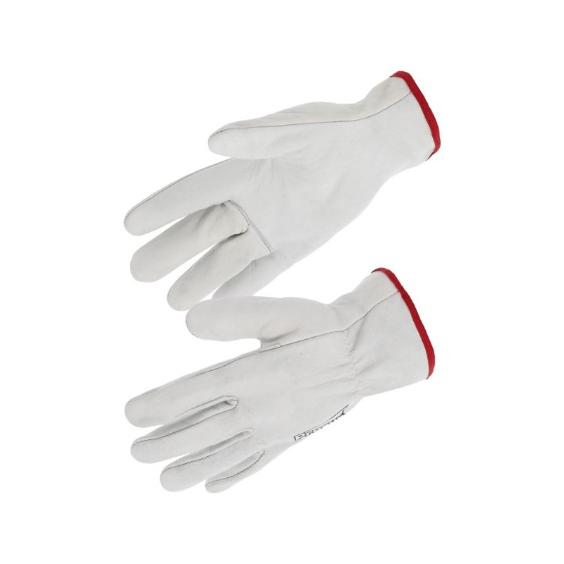 GANT CUIR DE BOVIN TOUT FLEUR SERRAGE ELASTIQUE TAILLE 10 11691-10