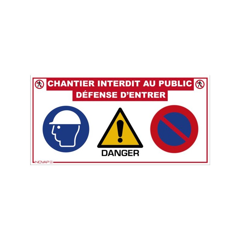 PANNEAU DE CHANTIER MULTI-INFORMATIONS MULTI-INFORMATIONS SAC DE 10
