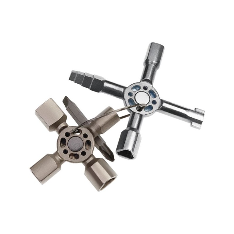 CLE MULTIFONCTIONNELLE TWINKEY VERSION A 8 JETS - EMBOUTS REVERSIBLE