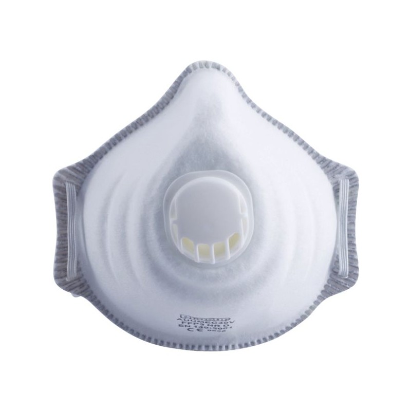 MASQUE JETABLE FFP1 COQUE AVEC SOUPAPE - BOITE DE 10 12961-V