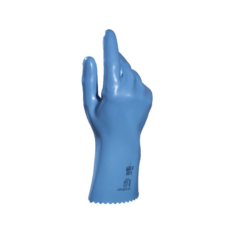 GANTS PROTECTION CHIMIQUE JERSETTE 300 LATEX T09 MAPA