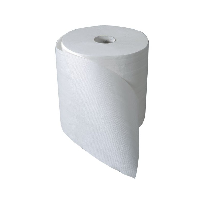 BOBINE BLANCHE 800 FORMATS 2 PLIS COLLES 23.1X23 CM