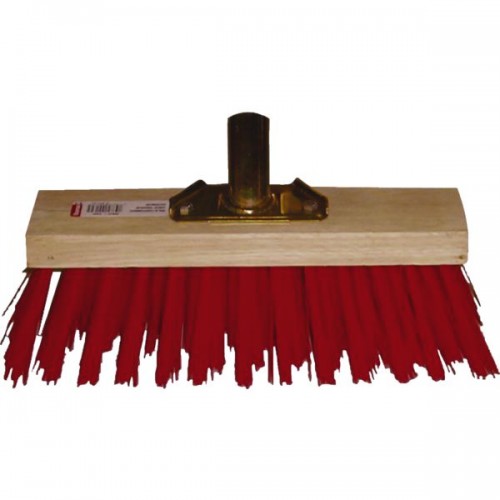 BALAI CANTONNIER 31 CM VINYLECOULEUR ROUGE DOUILLE METALRENFORCE Ø28