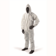 COMBINAISON BLANCHE A CAPUCHE - NON TISSE POLYPROPYLENE - ELASTIQUE T4