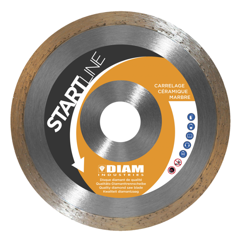 DISQUES DIAMANTS Ø125/22.23 CARRELAGE-CERAMIQUE