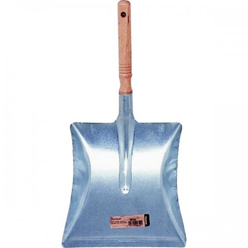 PELLE METAL ZINGUEE MANCHE BOIS BRUT