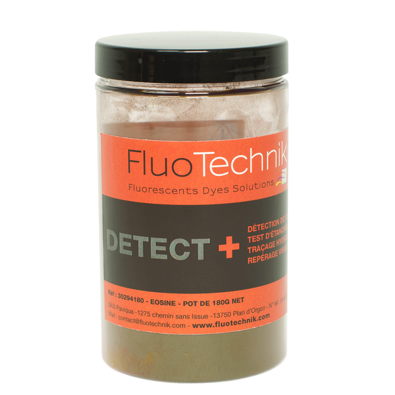 COLORANT DE TRACAGE ET DETECTION DE FUITE POUDRE ROUGE FLUORESCEINE 180 gr