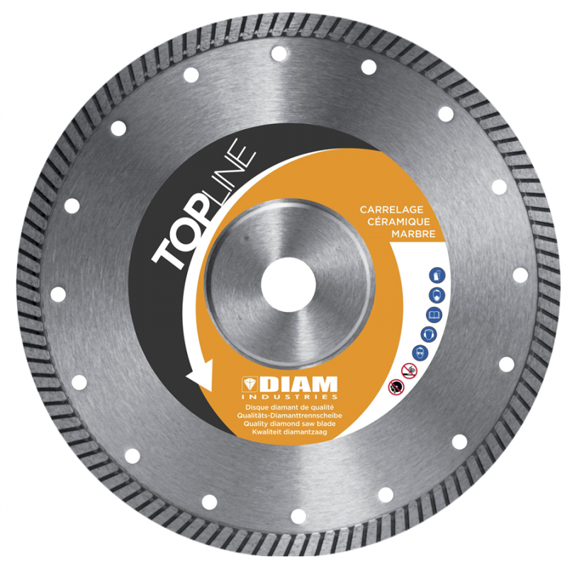 DISQUES DIAMANTS Ø125/22.23  CARRELAGE-CERAMIQUE