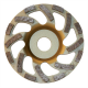 PLATEAU DIAMANTE PONCAGE BETON Ø125 ALESAGE 22.23
