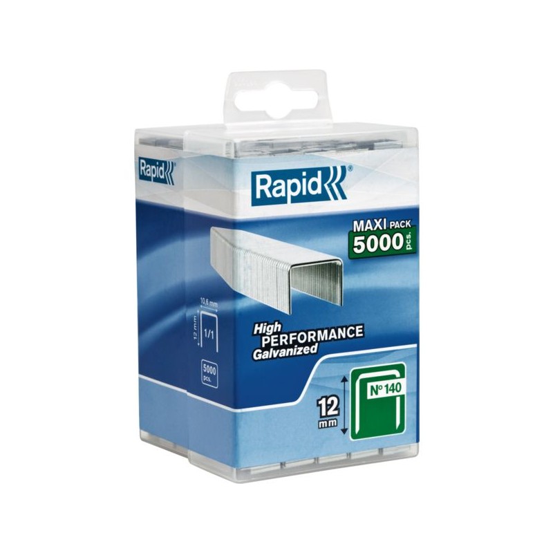 AGRAFE N° 140 POUR R34E DIAM 10 GALVA BOITE PLASTIQUE DE 5000