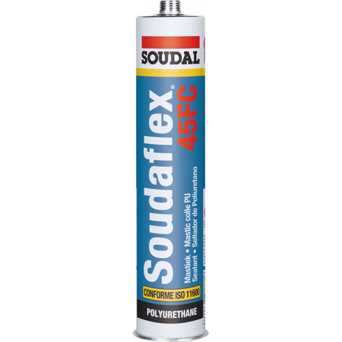 MASTIC COLLE POLYURETHANE SOUDAFLEX 45 FC 300ML GRIS SOUDAL 120665