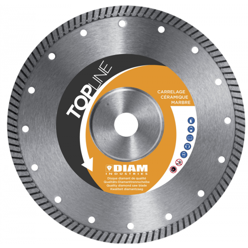 DISQUES DIAMANTS Ø125/22.23  CARRELAGE-CERAMIQUE