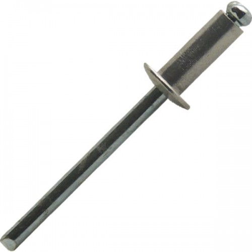 RIVET ALU/ACIER TETE PLATE DIAM. 4 X 8 MM - SBOX DE 400