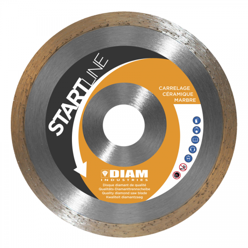 DISQUES DIAMANTS Ø125/22.23 CARRELAGE-CERAMIQUE
