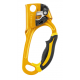 BLOQUER-POIGNEE POUR LES REMONTEES SUR CORDE ASCENSION MAIN DROITE / NOIR JAUNE