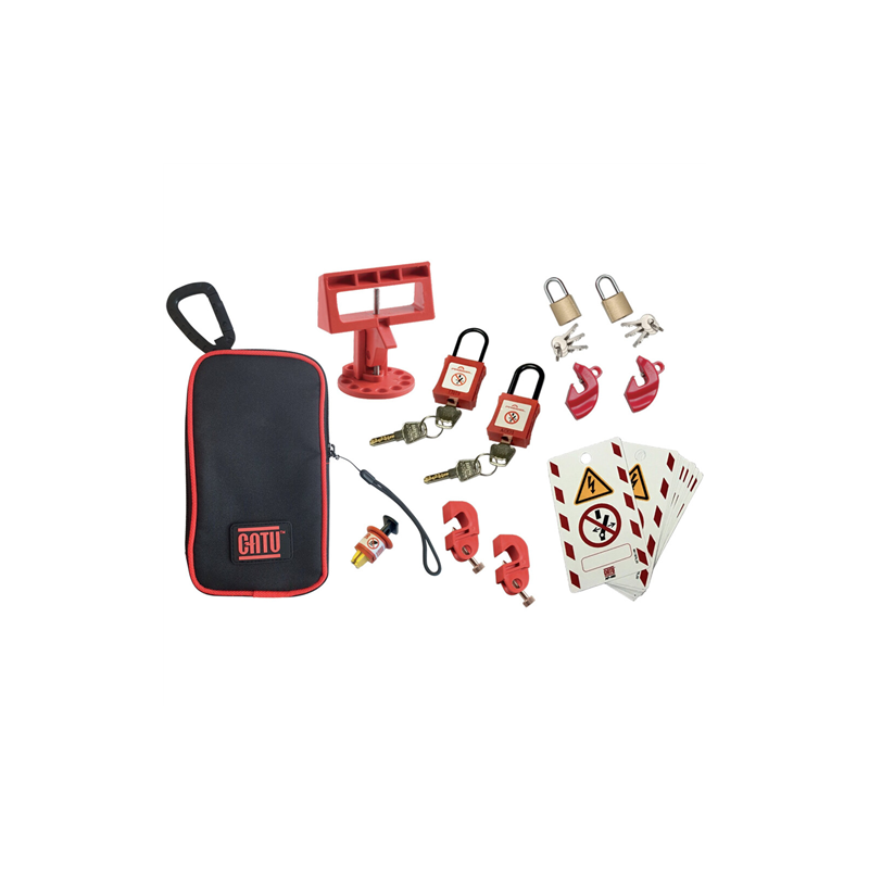 KIT CONSIGNATION POUR DISJONCTEURS (2CADENAS+6 VERROUILLAGES) CATU