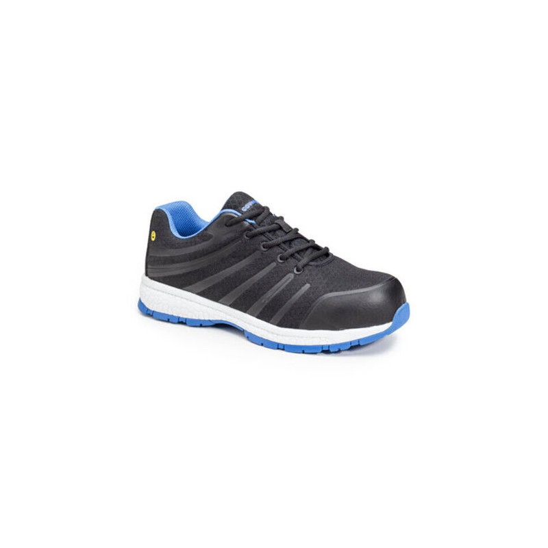 CHAUSSURE DE SECURITE GALAXITE BASSE NOIR BLEU ESD HRO T42 COVERGUARD