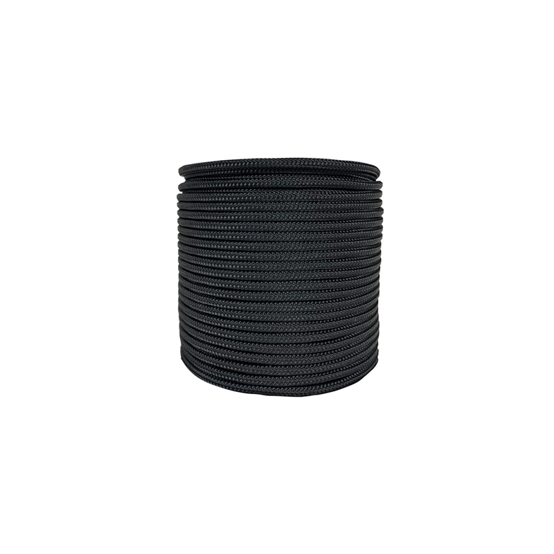 DRISSE NOIRE PP Ø 6MM BOBINE 100M
