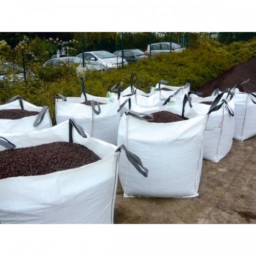 SAC BIG BAG ECO CHANTIER BLANC 1M3 - 91 X 91 X 106 CM - 1500KGS